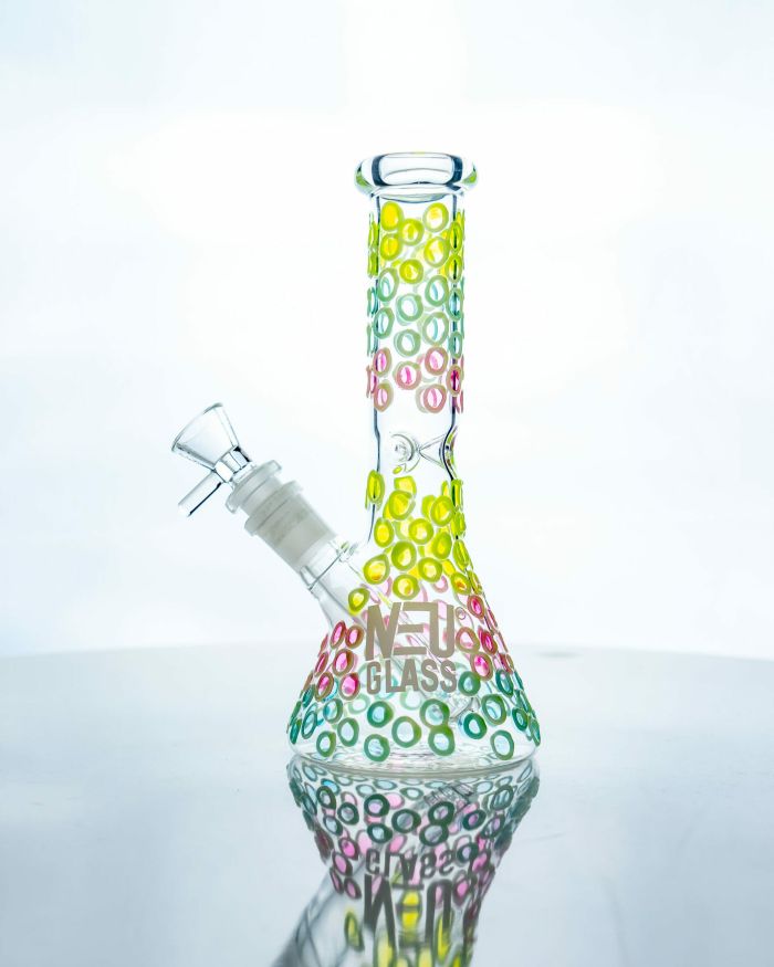 NEU Concentrate Rig Beaker UV Glow in the Dark 8″