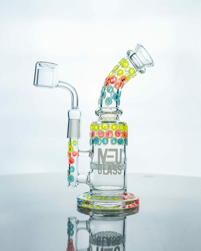 NEU Concentrate Rig Honeycomb UV Glow in the Dark 8″