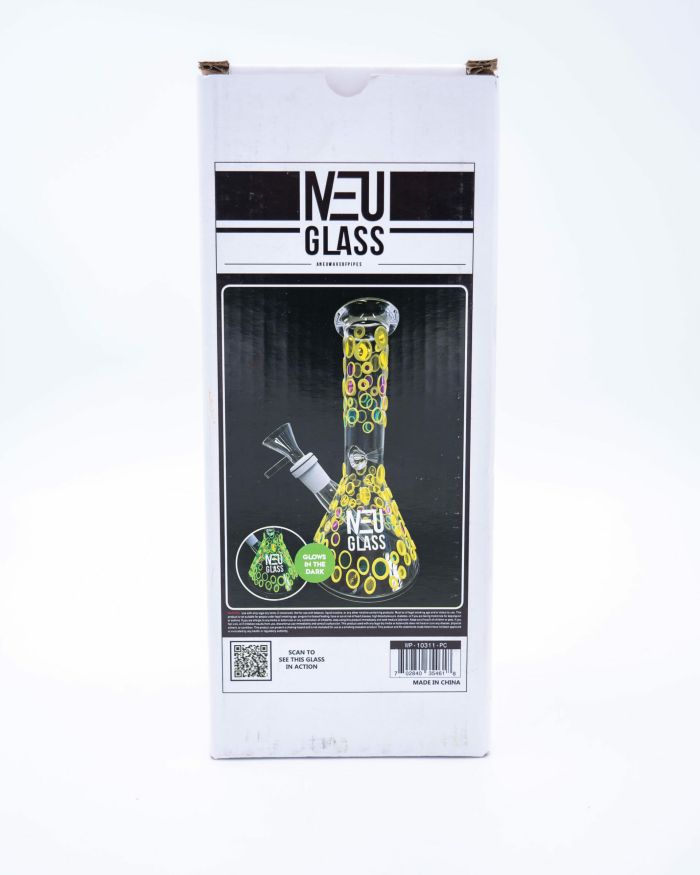 NEU Concentrate Rig Beaker UV Glow in the Dark 8″
