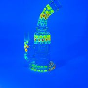 NEU Concentrate Rig Honeycomb UV Glow in the Dark 8″