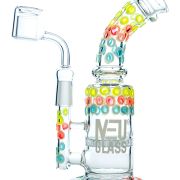 NEU Concentrate Rig Honeycomb UV Glow in the Dark 8″