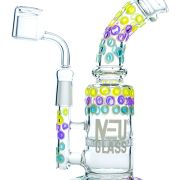 NEU Concentrate Rig Honeycomb UV Glow in the Dark 8″