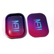 NEU blue and purple rolling tray with lid