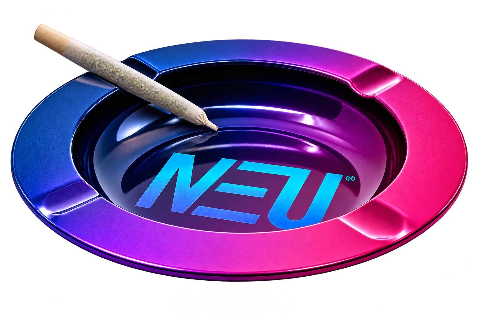 NEU Ashtray 5″ – Blue & Purple